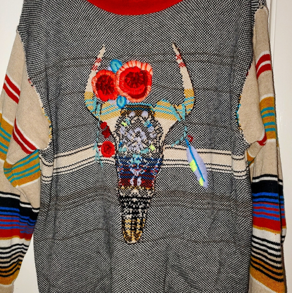 Free People Boho sweater